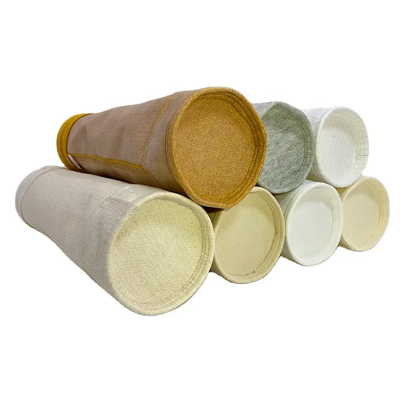 Pollution control high temperature felt filter bag non woven needle felt dust collector bags