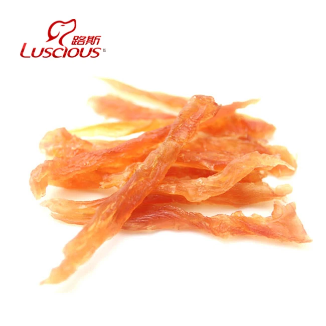 Screwed Chicken Slice OEM ODM Pet Snack Chicken Jerky Cat Dog Treats Best Seller Pet Snacks 100% pet food snacks company