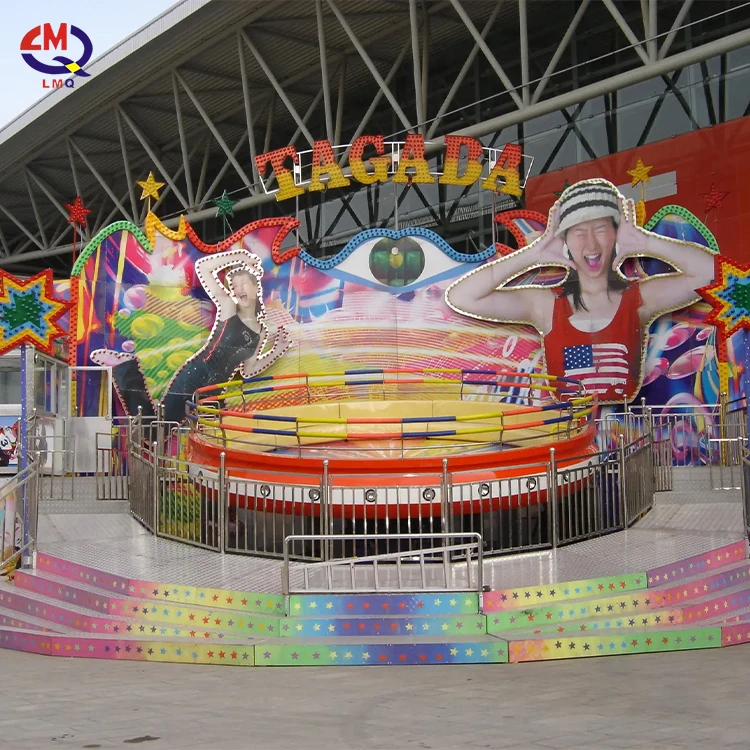 Crazy Disco Turntable Theme Park Rides Tagada for Sale