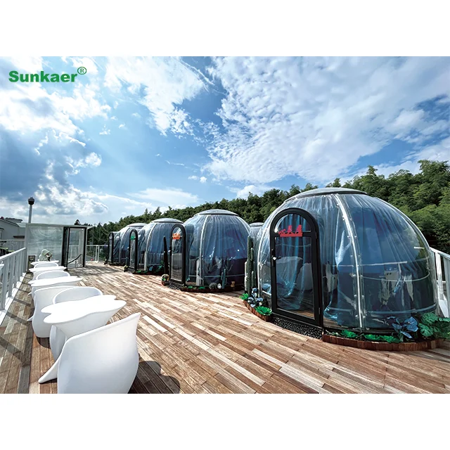 High Quality Outdoor Pc Polycarbonate Star Room Igloo Glamping Geodesic Houses Dome Tent Hotel Room From China