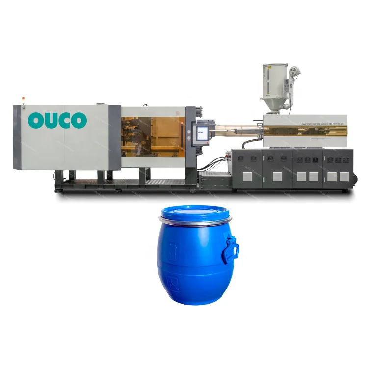 380T  Tint Tank Injection Molding Machine for water bucket hydraulic servo CE certificate Screw A