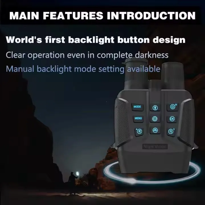 Popular 4K digital Camera Recorder Waterproof Infrared Illuminator Hunting and Camping Night Vision Binoculars