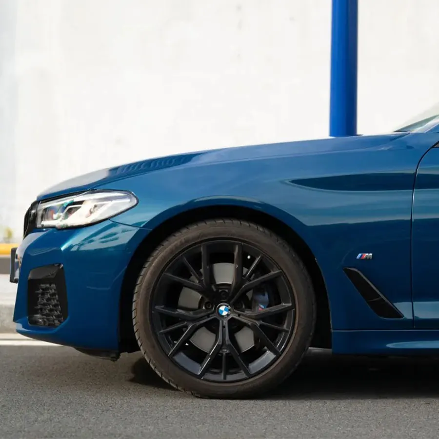 KDPPF Factory Price Sand Proof Color TPU PPF Fade Proof Invisible Not Leave Glue Santorini Blue Car Wrap