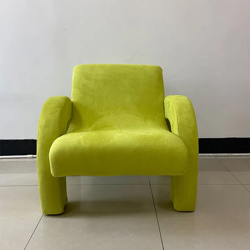 living waiting room relax fabric lounge chair