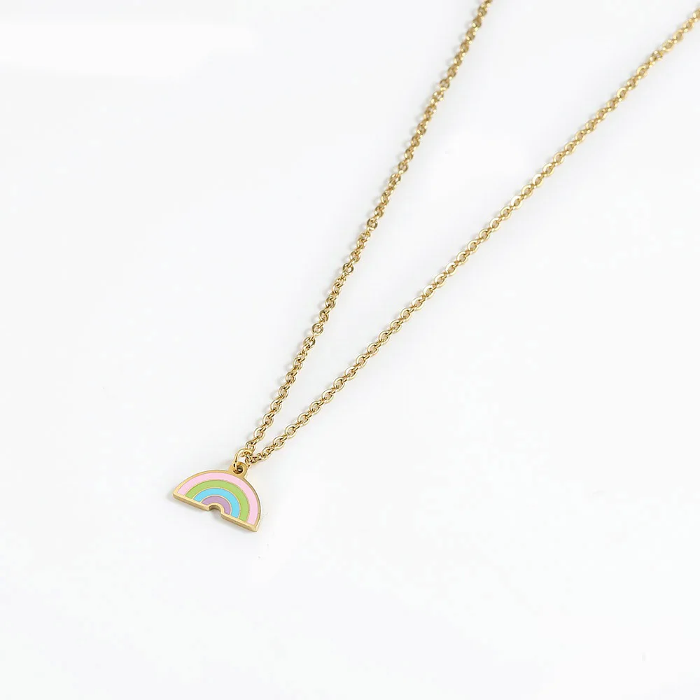 Manufacturer custom high quality stainless steel jewelry wholesale women necklace gold plated jewelry chain stainless steel