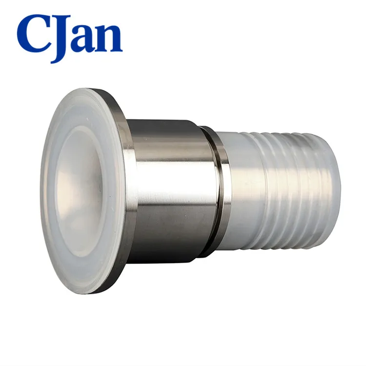 
PFA lined ANSI Lap joint flange with toothed hose shank for hose assembly use 150LB SS304 