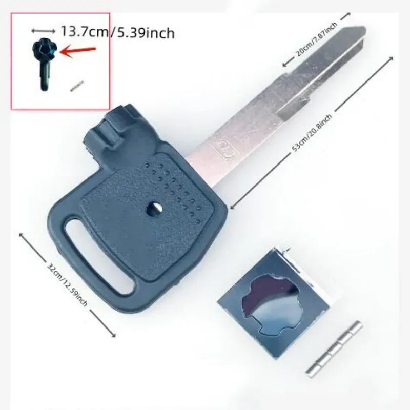 For Kymco Motorcycle Magnet Key Blanks Two Pieces of Ct250 300 400 Racing Kcc Acc Dynamic Super dink 125 Width greater than 13.7