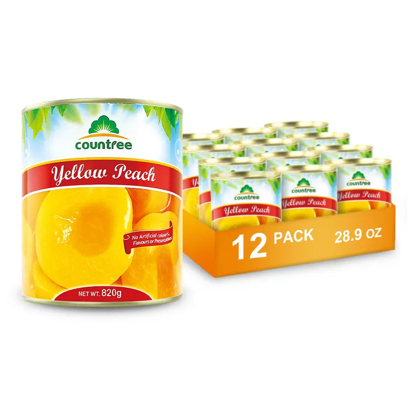 Fresh Crop China Original Can Food Canned Yellow Peach Fresh Crop China Origin
