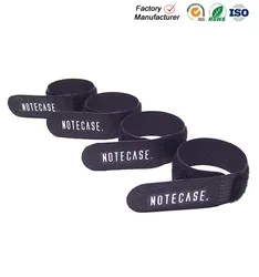 Colorful self reusable fastening wire organizer cord rope holder hook and loop straps cable ties