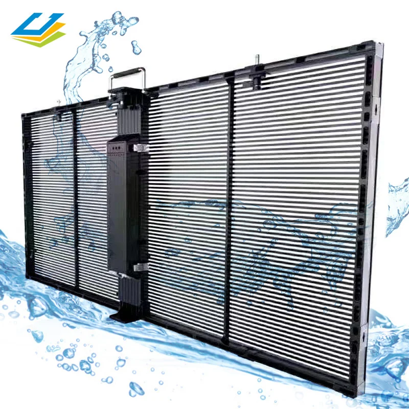 New technology products for P5/p6/p7/p8/p9/p10 transparent indoor led window,  glass transparent led video wall