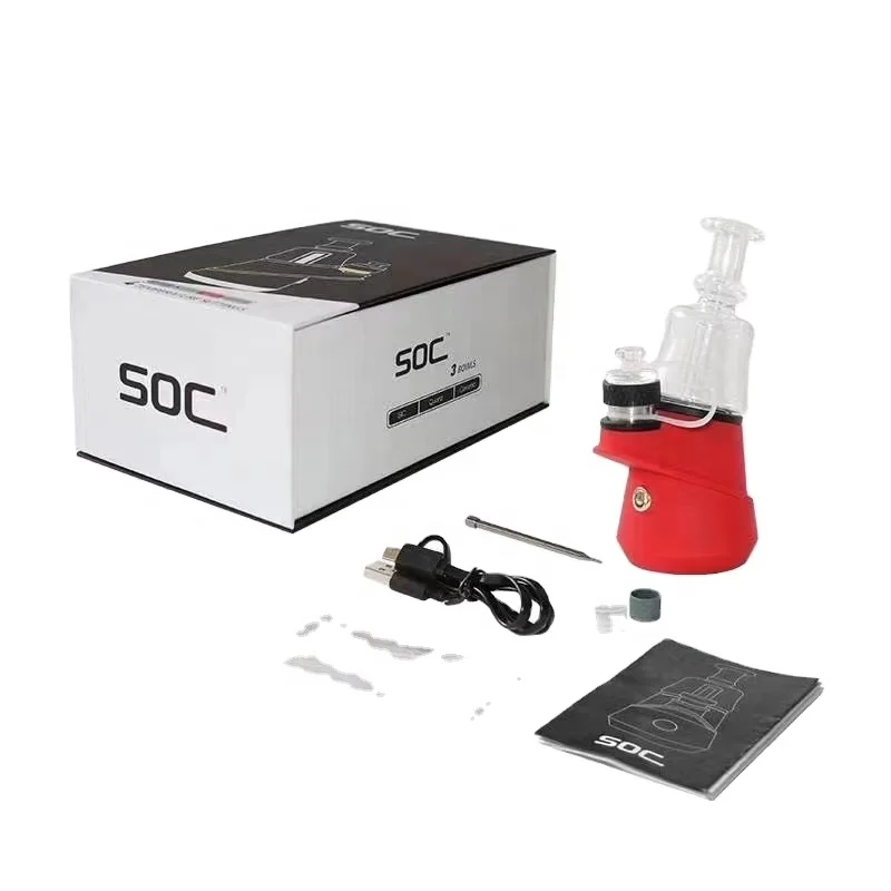 
Top selling SOC enail dab rigs SIC bowl ceramic nail wax vaporizer kit with temp control mod 