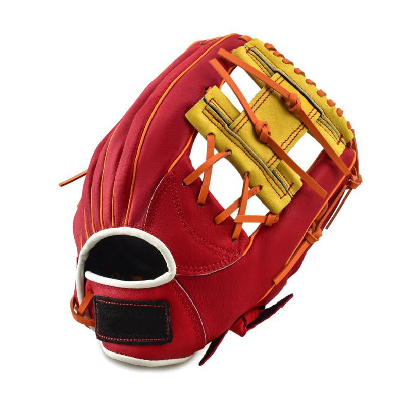 OEM De Bateo Custom Wholesale Outdoor Youth Leather Softball Gloves Train Mitt Fielding Baseball Gloves