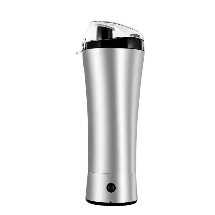 New Design 400ml 14oz Electric Wide Mouth Vacuum Flasks Water Bottles Portable Insulated Stainless Steel Protein Shakers Bottles