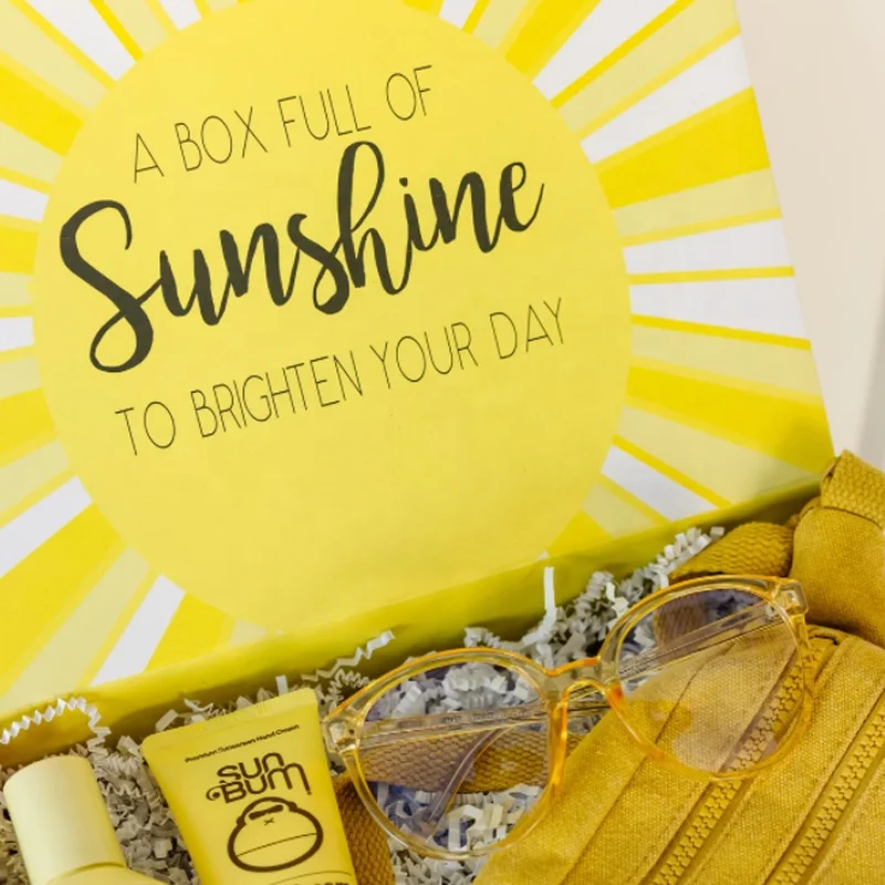 Small Clothes Food Cosmetics Paper Corrugated Cardboard Mailer Shipping Boxes Packaging Yellow Shoes Box Clothing Packaging 