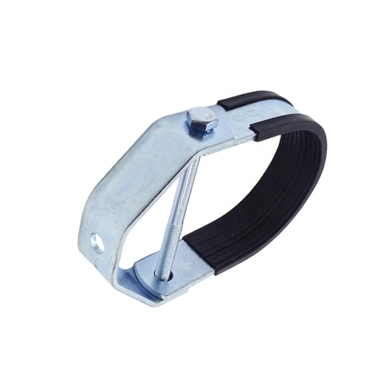 Clevis Hanger Light Duty Electro Galvanized Steel Earthquake-Resistant Bracket Rubber Cladding