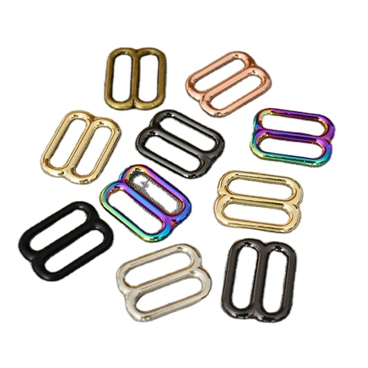 Manufacturer Direct Classic Tri-glide Slider Alloy Tri-Glide Buckle Adjustable Square