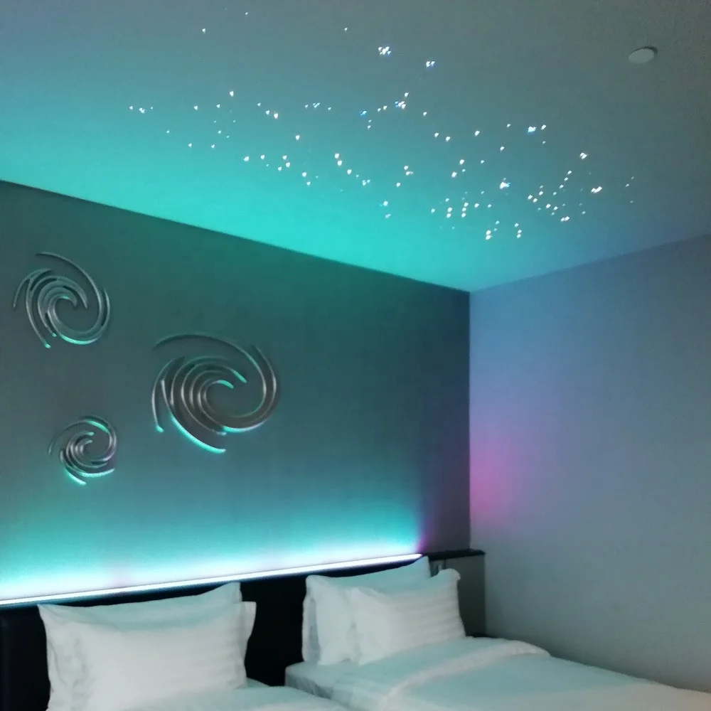 28 Keys Remote Control POF Fiber Optic LED Light Engine for Star Ceiling