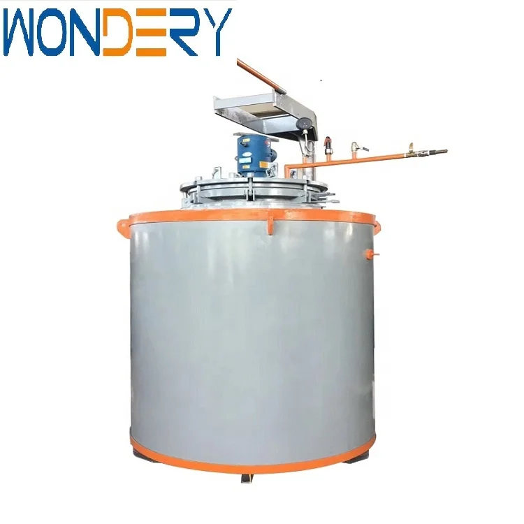 WONDERY Hot Selling 60KW Electric Heating Semi-automatic Nitrogen Control Pit Type Gas Nitriding Furnace