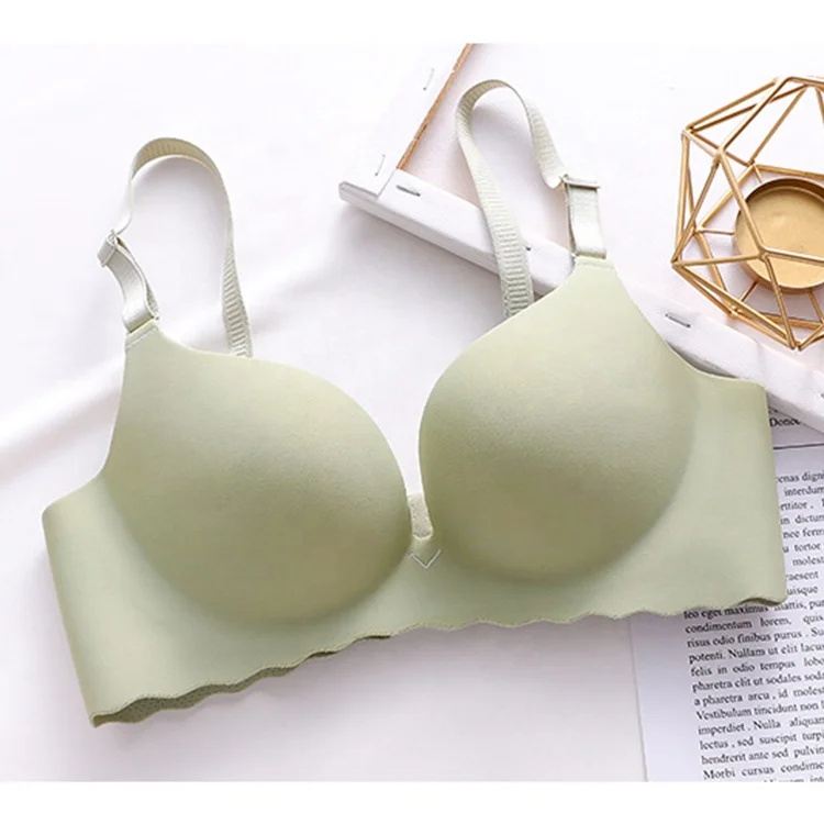 2228 Low Price Wireless Gather Thin Cup Brassiere No Wire Push Up Bra Seamless Bras Women
