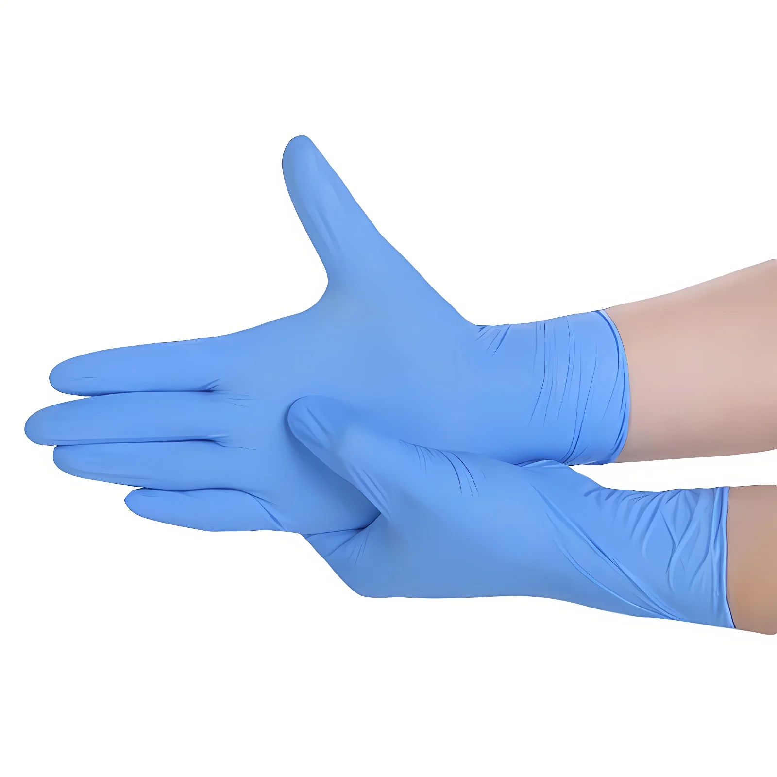 Hot sale Disposable Blue Nitrile Gloves Powder Free for Medical Use in medical in china