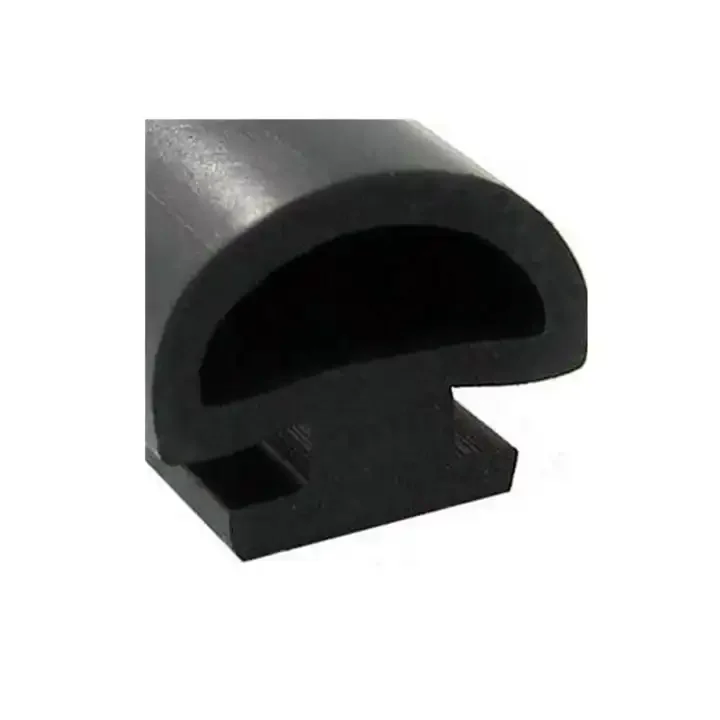 D type car hood rubber seal/ P shape window rubber strip/EPDM foam 2 meters rubber seal silicon strips