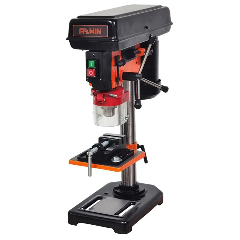 Woodworking 268*190mm base drilling machine 5 speed bench top drill press