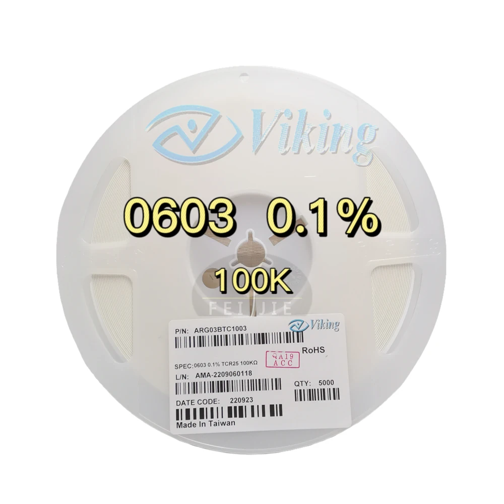 THIN FILM LOW TCR HIGH PRECISION RESISTOR0603 100K 0.1% ARG03BTC1003