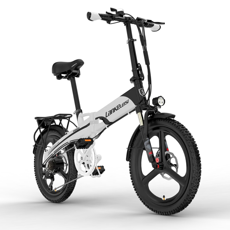 High Quality CE e bike IP54 Waterproof 48V 12.8AH Smart Electric Foldable Bike Adult 500W 20inch Leisure Electric Bicycle