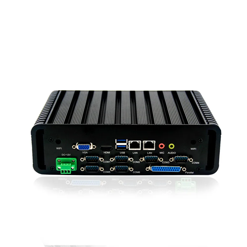 J1800 J1900 J2900 10COM 2LAN 8USB безвентиляторный пыленепроницаемый X86 встроенный мини-ПК панель