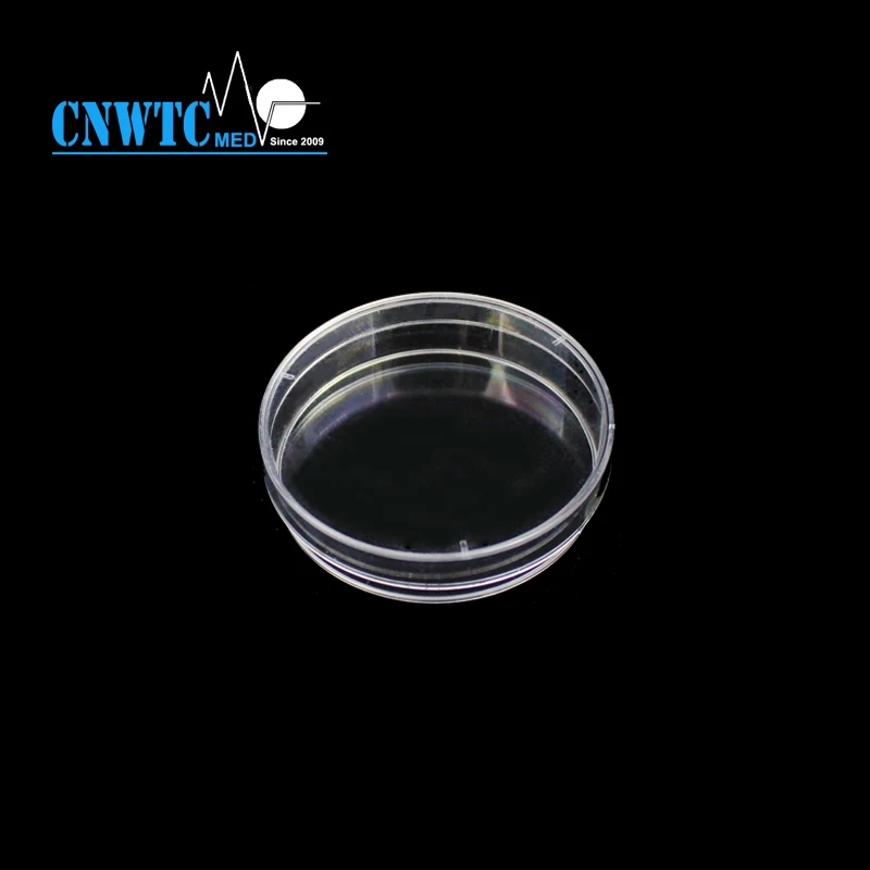 Sterile Disposable Plastic 90x15mm Two Rooms Petri Dish 60mm 35mm 150mm