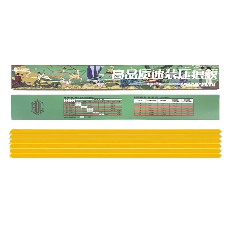 High Quality Narrow Creasing Matrix Plastic Adhesive Creasing Matrix For Packaging Industry Offset Printing Machine