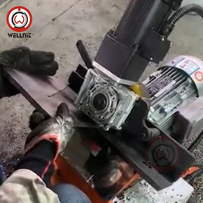 Автоматическая стационарная режущая кромка для резки мелкой пластины фаски