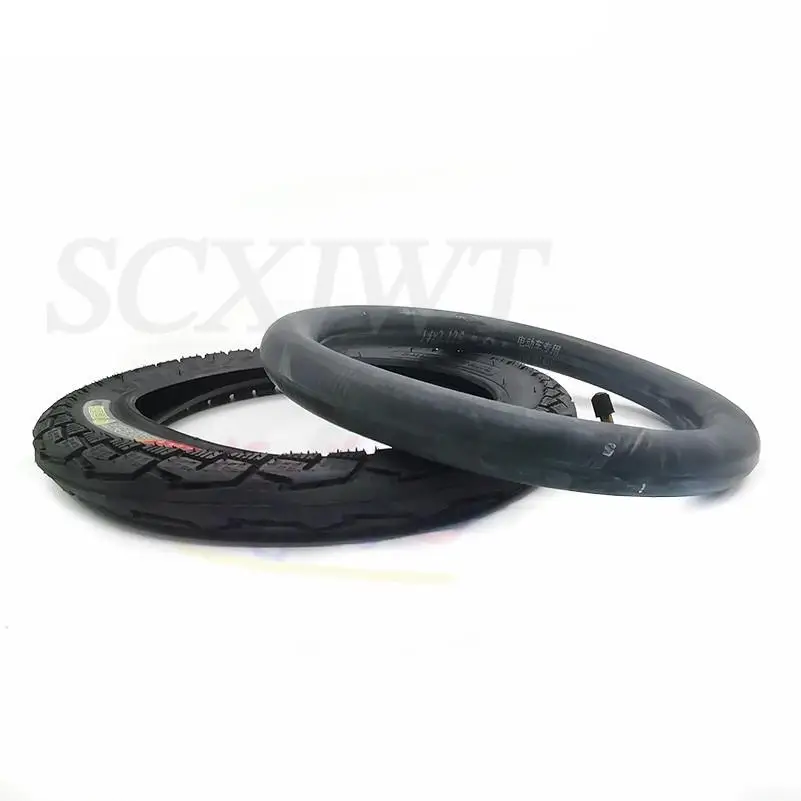 14x2.125 54-254 14Inch 14x2.125 Tires outer Tyres and inner tube with 90 valve for folging Bicycle Gas Electric Scooter E-bikeer