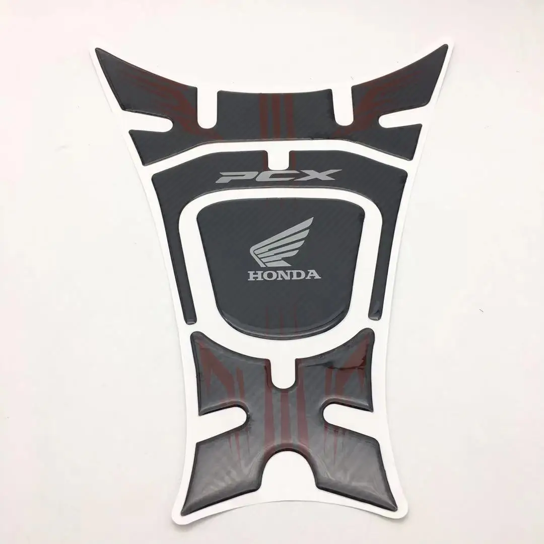 Наклейка для топливного бака Honda pcx150 из углеродного волокна и смолы наклейка масляного 2019 наклейки мотоцикла