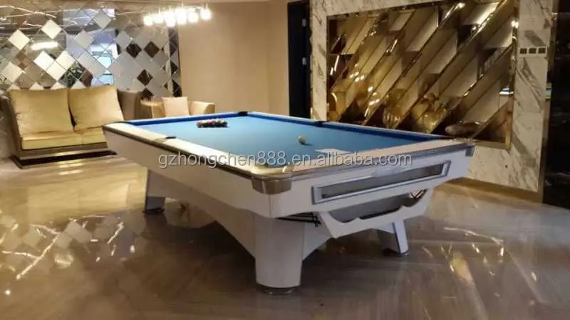 New design Six Generation 9ft solid wood Billiard pool table with free accessories