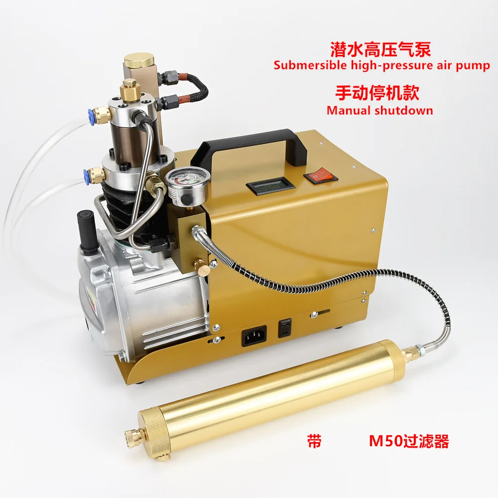 4500 PSI High pressure air pump 30 MPA water-cooled electric diving air tank cylinder inflator convenient and efficient air tank