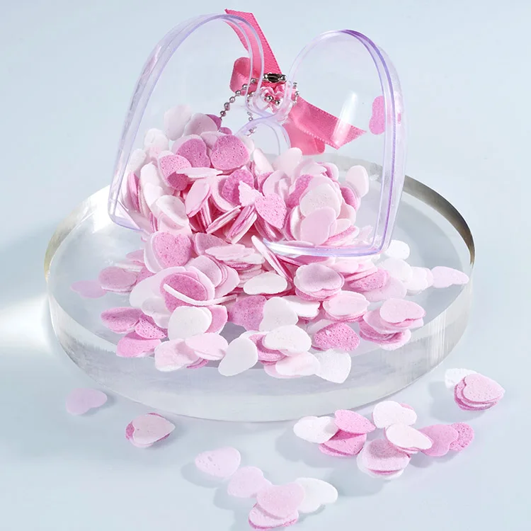 Chinese Bath Clean Scented Colorful Heart Shape Sheets Mini Paper Soap