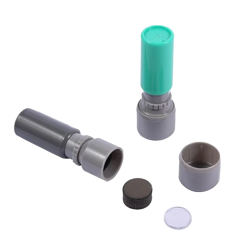 HA12 kids toy inking rubber flash stamp size 12mm round