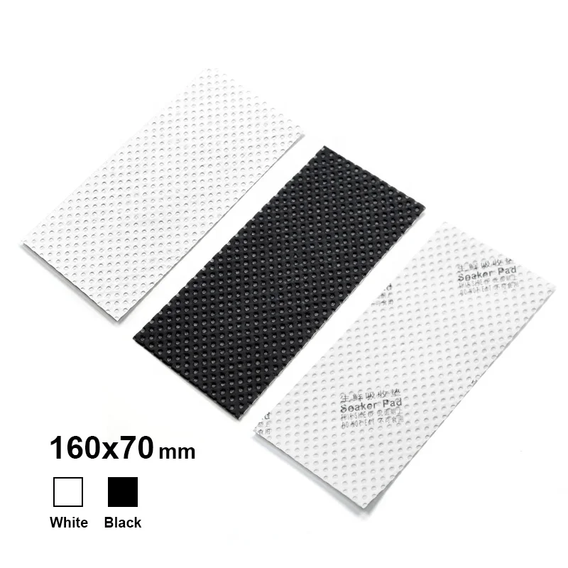 Wholesale Beef Moisture Absorber Black Non-Woven Absorbent Pads Soaker Pads for Meat Tray universal absorbent pad