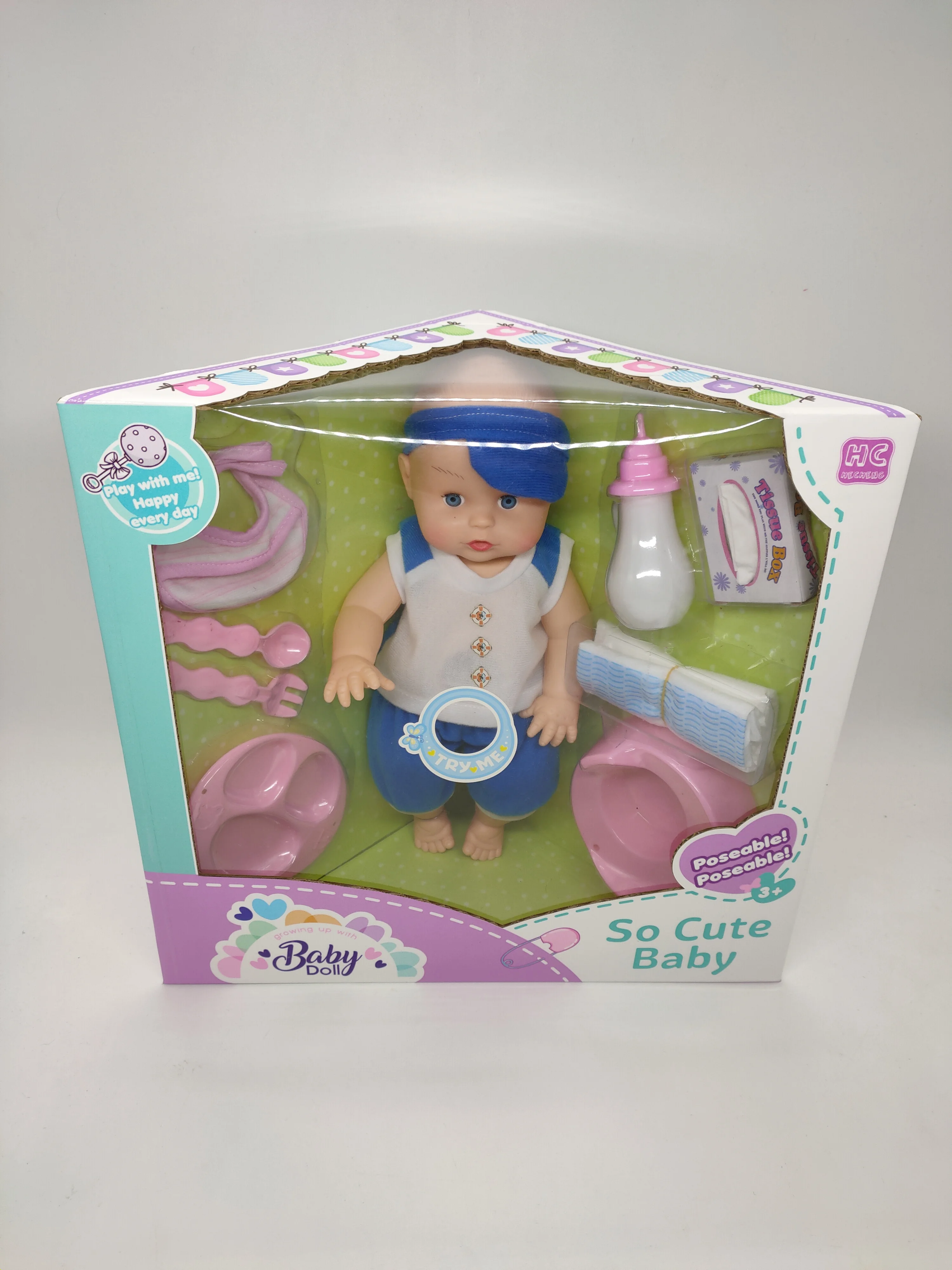 16 Inch Hot Selling Lifelike Reborn Baby Doll With Drink Water Pee Toys Doll Baby