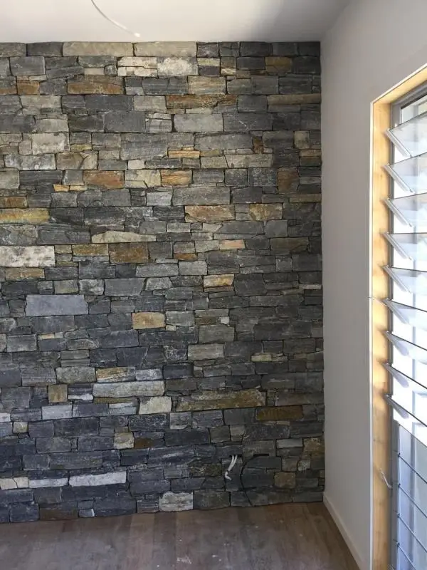 SHIHUI Blue Quartzite Loose Strip Form Natural Dry Stack Stone Veneer Panels Wall Cladding Stone For Indoor and Outdoor Wall