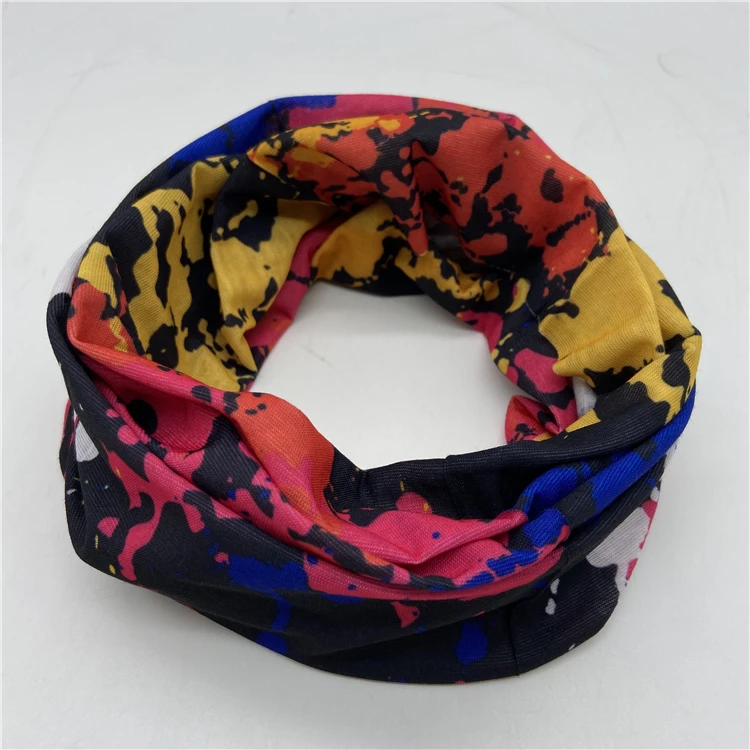 
New arrival muti-functional bandanna seamless neck scarf tube head-wear magic bandanna tie-dyed 