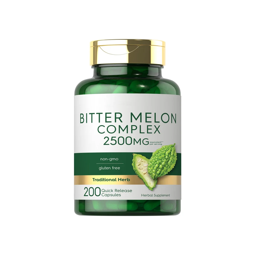Bitter Melon Capsule For Chemical-free GMP Certification Framework Gluten-free ingredients Vegan community