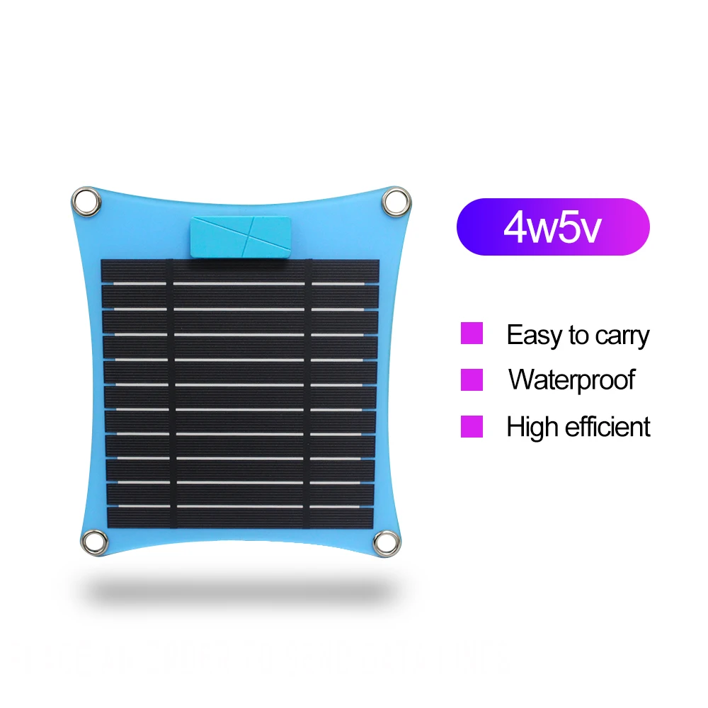 Монокристаллическая солнечная панель 4 Вт 5 В для зарядки через USB телефона