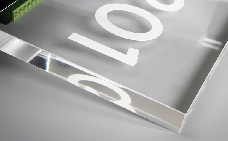 Modern LED Crystal Acrylic hotel room door signs