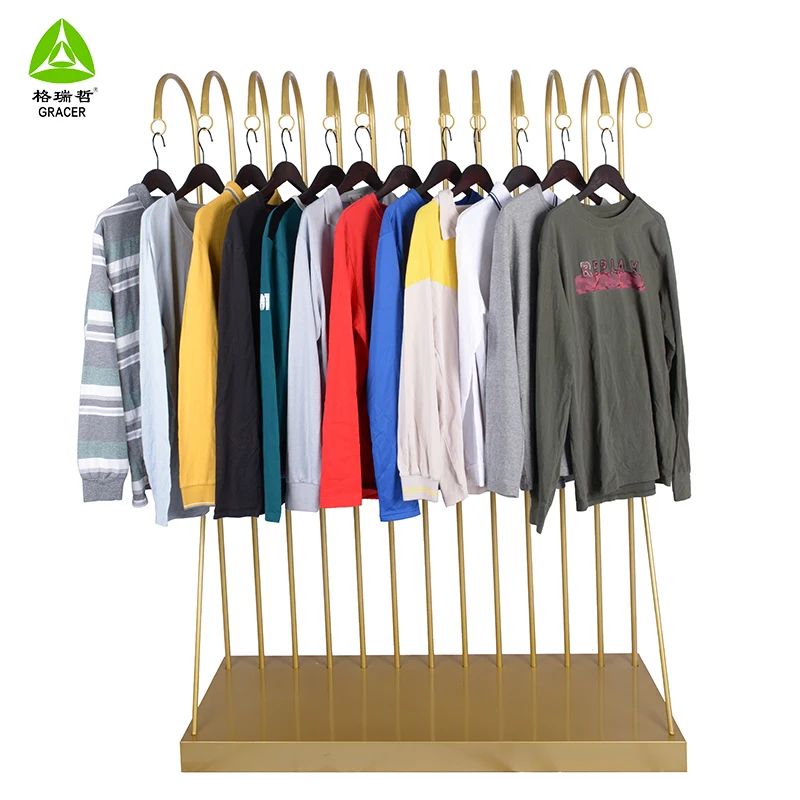 Cheap China Wholesale Used Clothing Bulk Second Hand Men Long Sleeve T Shirt