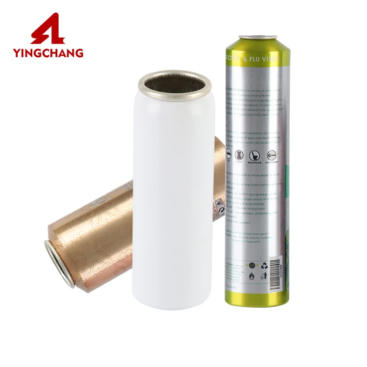 45mm customize size aluminium aerosol oil can with printing