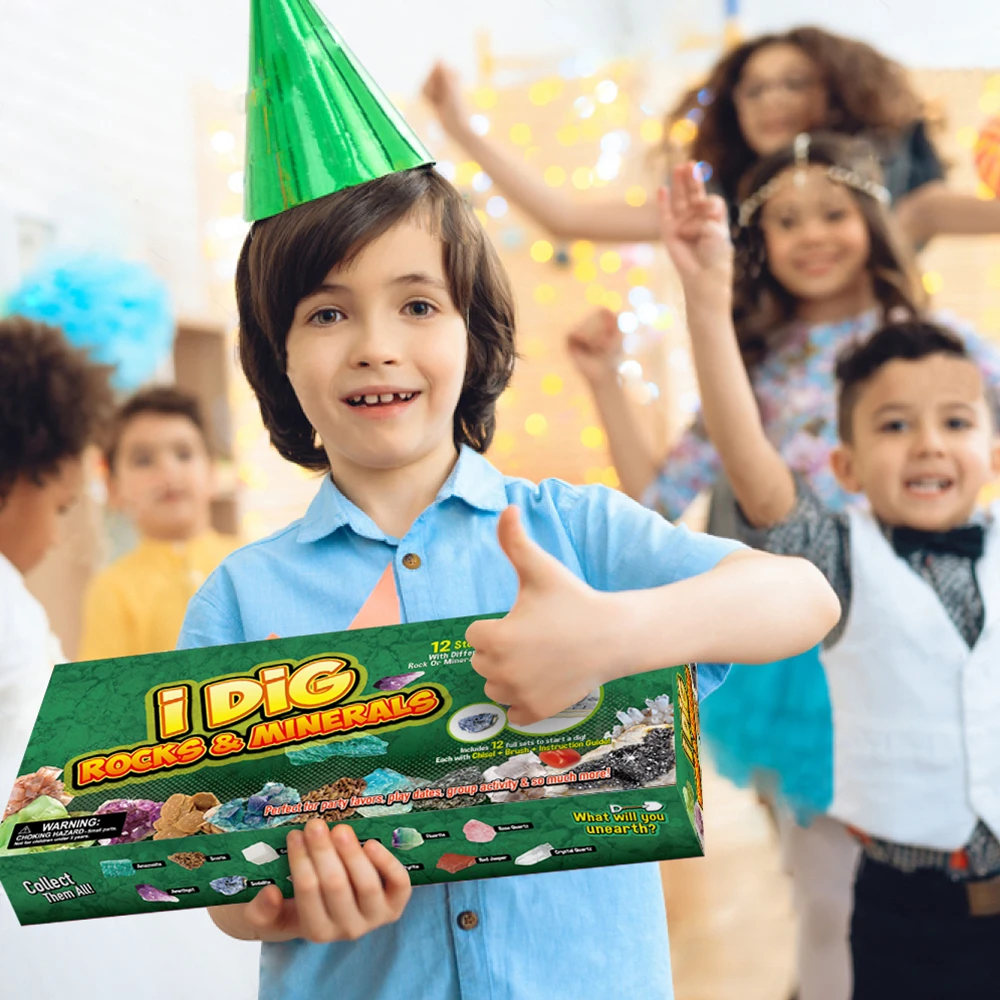 Dig up 12 Eggs & Discover Surprise Dinosaurs Science STEM Toys Kits for Kids Activities Educational Gifts for Boys & Girls