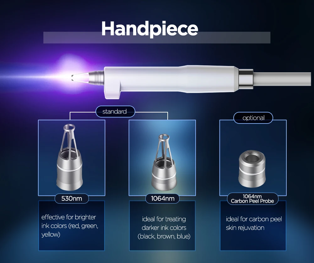 ADSS Nd Yag Laser Tattoo Removal Professional Big Spot Removal Carbon Peel Skin Rejuvenation Laser Beauty Machine