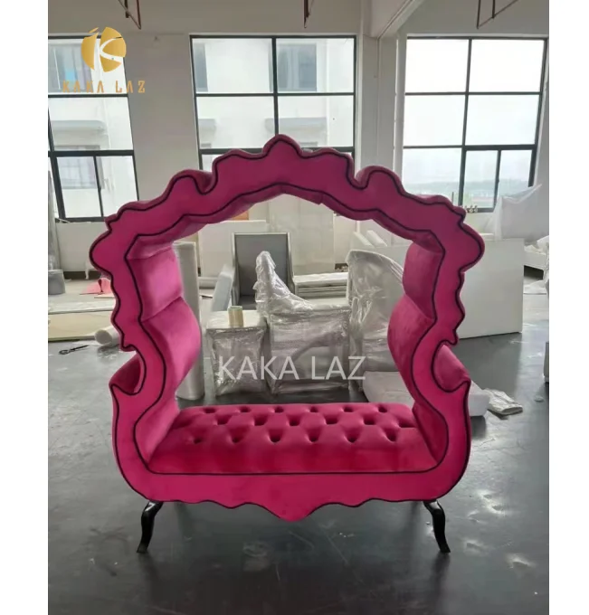 Роскошный розовый диван дворец ретро салон мебель